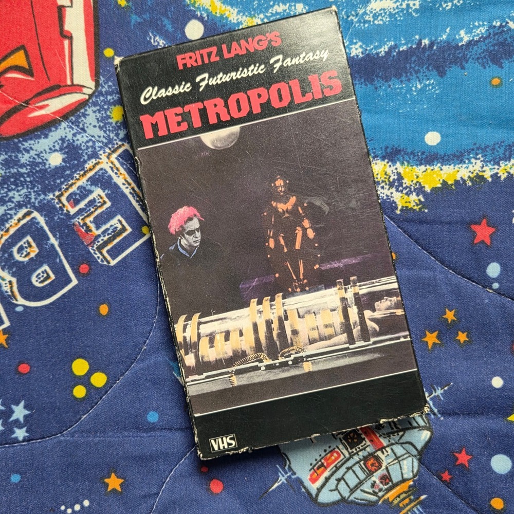 Metropolis VHS Fritz Lang 1927 GoodTimes Silent Sci-Fi Movie B&W VGT-5079